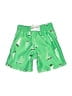 Janie and Jack 100% Polyester Print Green Board Shorts Size 6-12 mo - photo 2