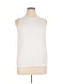 Asics 100% Polyester White Ivory Sleeveless T-Shirt Size XL - photo 1