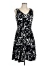 metaphor Graphic Black Cocktail Dress Size 10 - photo 1