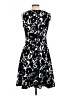 metaphor Graphic Black Cocktail Dress Size 10 - photo 2