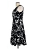 metaphor Graphic Black Cocktail Dress Size 10 - photo 5