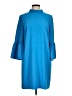 J.Crew 100% Polyester Blue Casual Dress Size 6 - photo 1