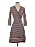 Max Studio Print Brown Casual Dress Size S - photo 1