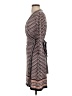 Max Studio Print Brown Casual Dress Size S - photo 5