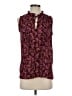 Ann Taylor LOFT 100% Polyester Purple Sleeveless Blouse Size S - photo 1