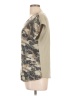 Crosby 100% Rayon Camo Green Short Sleeve Top Size L - photo 5