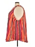 Torrid 100% Polyester Stripes Orange Sleeveless Blouse Size 5X Plus (6) - photo 5