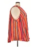 Torrid 100% Polyester Stripes Orange Sleeveless Blouse Size 5X Plus (6) - photo 4