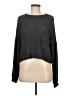 Jolie Metallic Gray Pullover Sweater Size M - photo 1