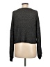 Jolie Metallic Gray Pullover Sweater Size M - photo 2