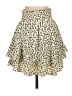 Socialite 100% Polyester Hearts Ivory Casual Skirt Size S - photo 1