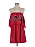 Judith March 100% Rayon Hearts Red Cocktail Dress Size M - photo 1