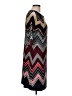 Studio One Chevron-herringbone Burgundy Casual Dress Size M - photo 4