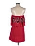 Judith March 100% Rayon Hearts Red Cocktail Dress Size M - photo 2