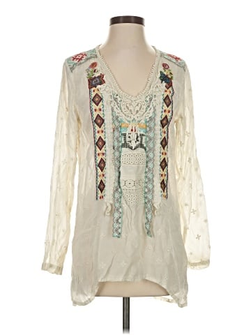 Johnny Was 3/4 Sleeve Blouse (view 1)