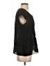 Siganka Black Short Sleeve Top Size S - photo 4