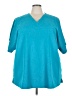 Mandala Teal 3/4 Sleeve T-Shirt Size 5X - photo 1