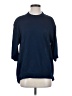 Tibi 100% Polyester Blue 3/4 Sleeve Top Size S - photo 1
