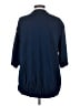 Tibi 100% Polyester Blue 3/4 Sleeve Top Size S - photo 2