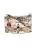 DKNY 100% Leather Graphic Ivory Leather Satchel One size - photo 1