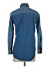 Topshop Blue Long Sleeve Button-Down Shirt Size 2 - photo 2