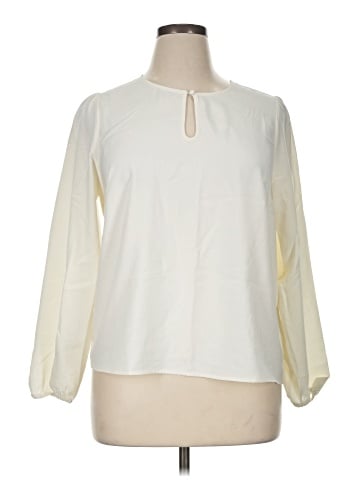 J.Crew Factory Store 3/4 Sleeve Blouse (view 1)