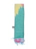 No Boundaries 100% Polyester Teal Pink Scarf One size - photo 2