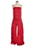 Hard Tail 100% Cotton Solid Red Jumpsuit Size S - photo 1