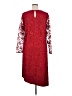 ASHRO 100% Polyester Burgundy Cocktail Dress Size 16 - photo 2
