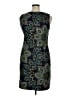 Connected Apparel Paisley Teal Cocktail Dress Size 14 - photo 2