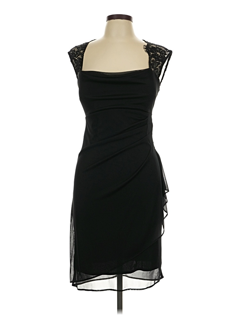 Pre-owned Dressbarn Cocktail Dress In Black
