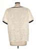 Shein 100% Polyester Ivory Short Sleeve Blouse Size 12 - photo 2