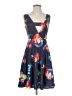Betsey Johnson 100% Polyester Tie-dye Blue Cocktail Dress Size 2 - photo 1