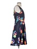 Betsey Johnson 100% Polyester Tie-dye Blue Cocktail Dress Size 2 - photo 4