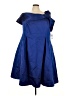 Alex Evenings 100% Polyester Blue Cocktail Dress Size 22 - photo 1