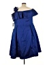 Alex Evenings 100% Polyester Blue Cocktail Dress Size 22 - photo 2