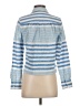 Vineyard Vines Stripes Blue Long Sleeve Blouse Size 4 - photo 2