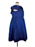 Alex Evenings 100% Polyester Blue Cocktail Dress Size 22 - photo 4