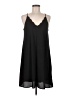 She + Sky 100% Polyester Solid Black Casual Dress Size M - photo 1