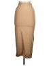 Unbranded Solid Tan Formal Skirt Size M - photo 2