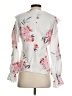 Unbranded Silver 3/4 Sleeve Blouse Size S - photo 2
