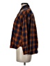 Madewell Plaid Orange Long Sleeve Button-Down Shirt Size M - photo 5