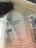 H&M L.O.G.G. Metallic Ivory Pullover Sweater Size S - photo 7