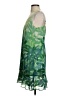 CAbi 100% Polyester Tropical Green Cocktail Dress Size S - photo 5