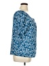 Angels 100% Rayon Blue 3/4 Sleeve Blouse Size XL - photo 4