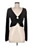 Blue Blush Black Long Sleeve Top Size M - photo 1