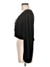 Blue Blush Black Long Sleeve Top Size M - photo 5