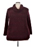 Croft & Barrow 100% Polyester Burgundy Pullover Sweater Size 3X - photo 1