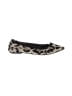 Mia Animal Print Black Ivory Flats Size 9 - photo 1