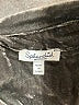 Splendid Metallic Black Long Sleeve Button-Down Shirt Size M - photo 7